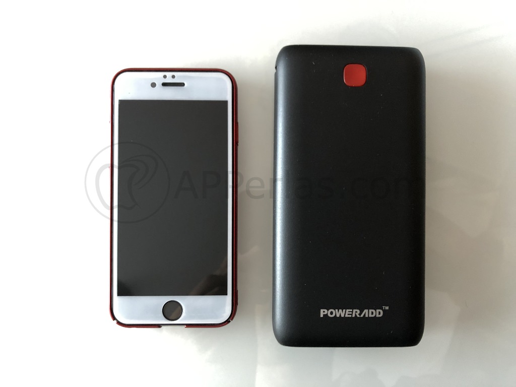Tamaño de la batería externa Poweradd Pilot X7