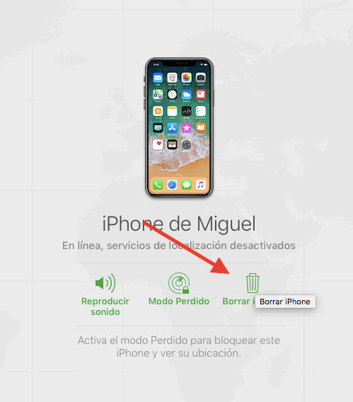 Borar desbloqueo del iPhone 2