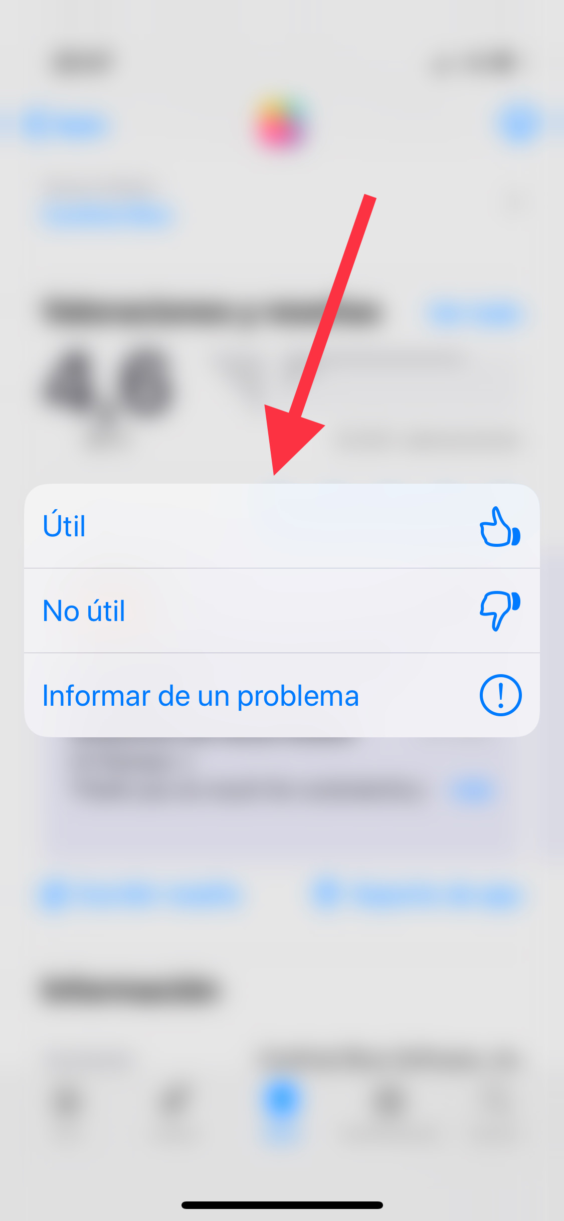Valorar reseñas de las aplicaciones 1
