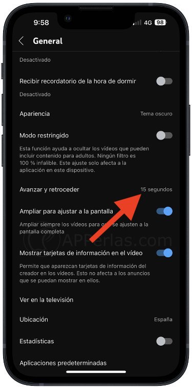 Avanzar y retroceder vídeos en Youtube Avanzar y retroceder vídeos en Youtube