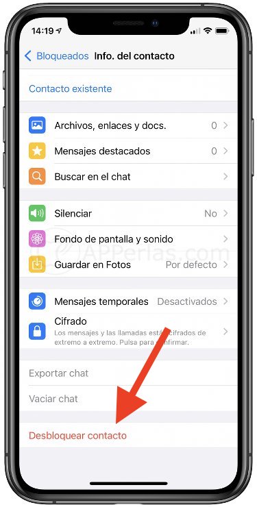 Desbloquear en Whatsapp Desbloquear en Whatsapp