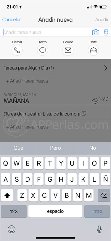 Añadiendo una nueva tarea a 24me Añadiendo una nueva tarea a 24me