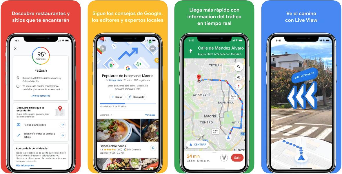 Capturas app Google Maps Capturas app Google Maps