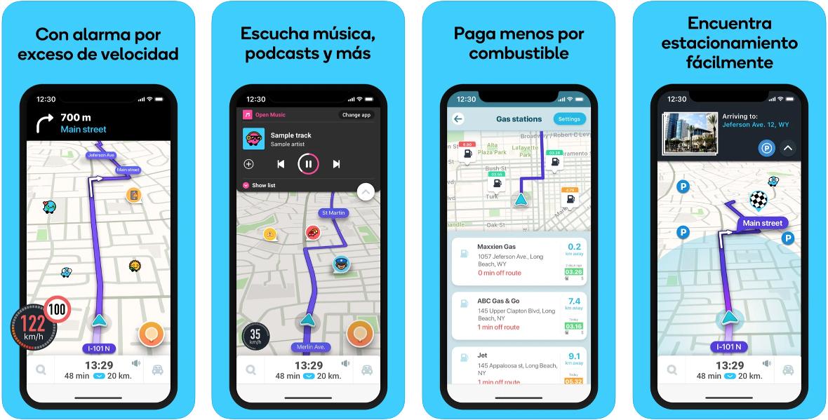Capturas app Waze Capturas app Waze