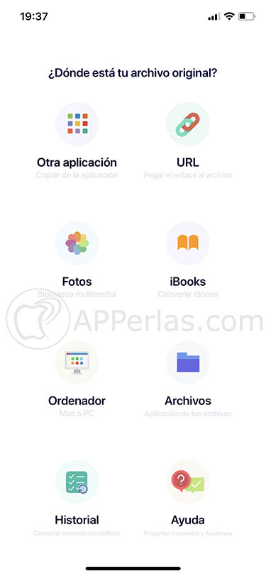 Convertir archivos desde iPhone iPad 3 Convertir archivos desde iPhone iPad 3
