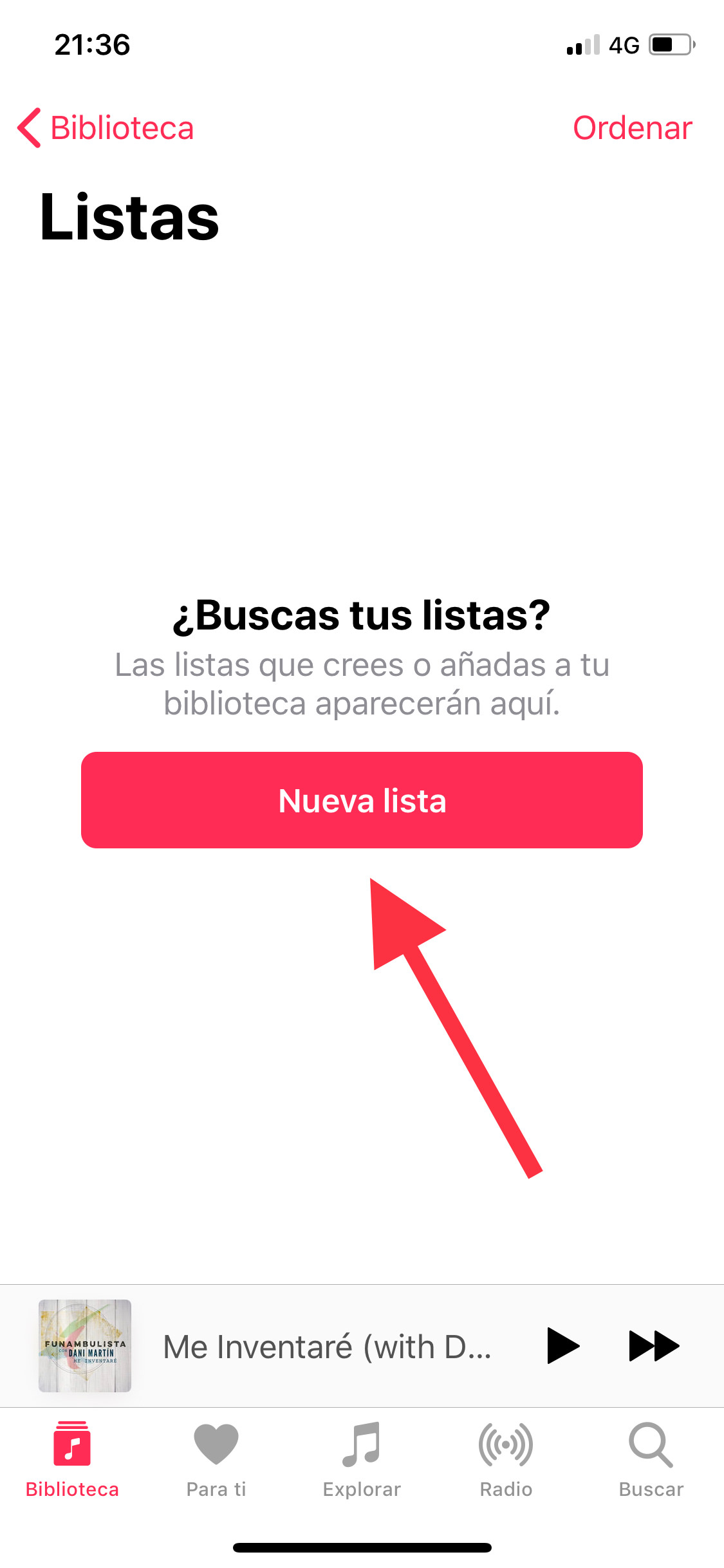 Nueva listas en Apple Music 1