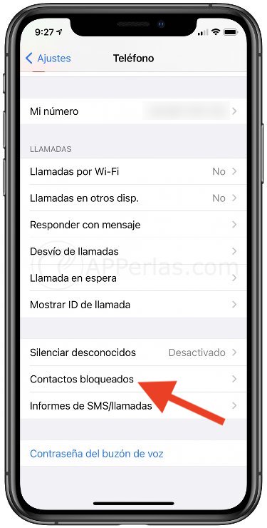 Bloquear contactos en iPhone Bloquear contactos en iPhone