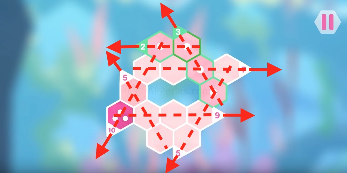 Suma y combina hexágonos Suma y combina hexágonos