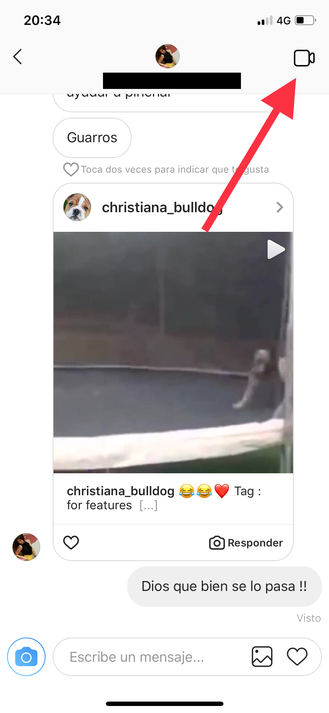 Videollamada videollamadas grupales en Instagram 1