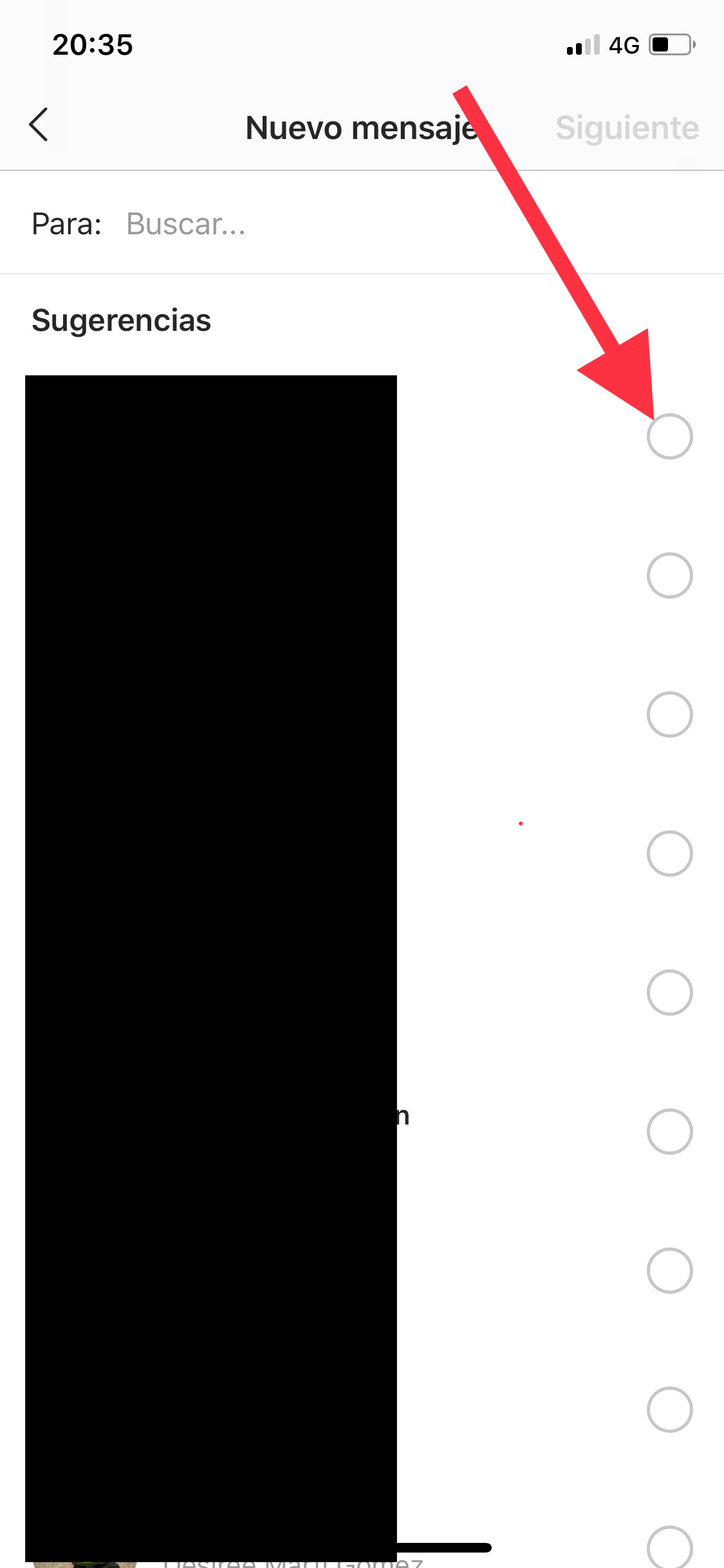 seleccionar videollamadas grupales en Instagram 2