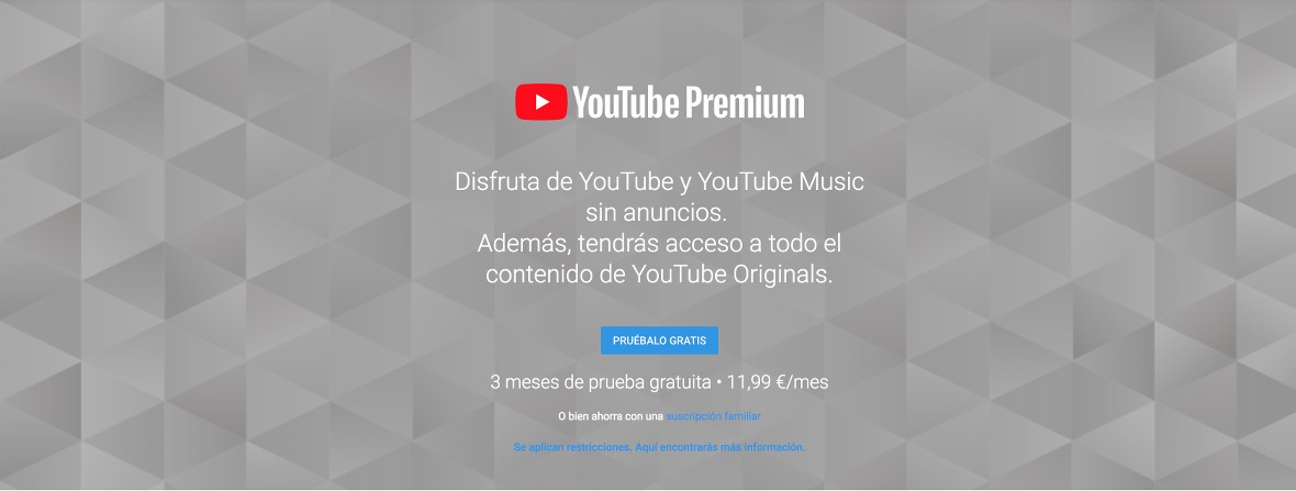 YouTube Premium en segundo plano
