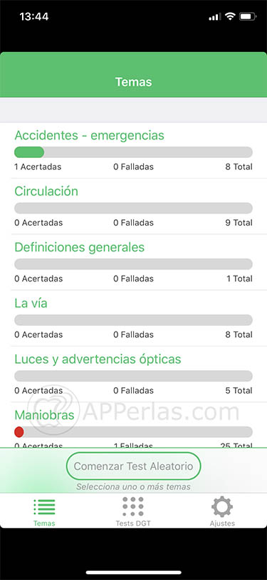 app de tests DGT 1 app de tests DGT 1