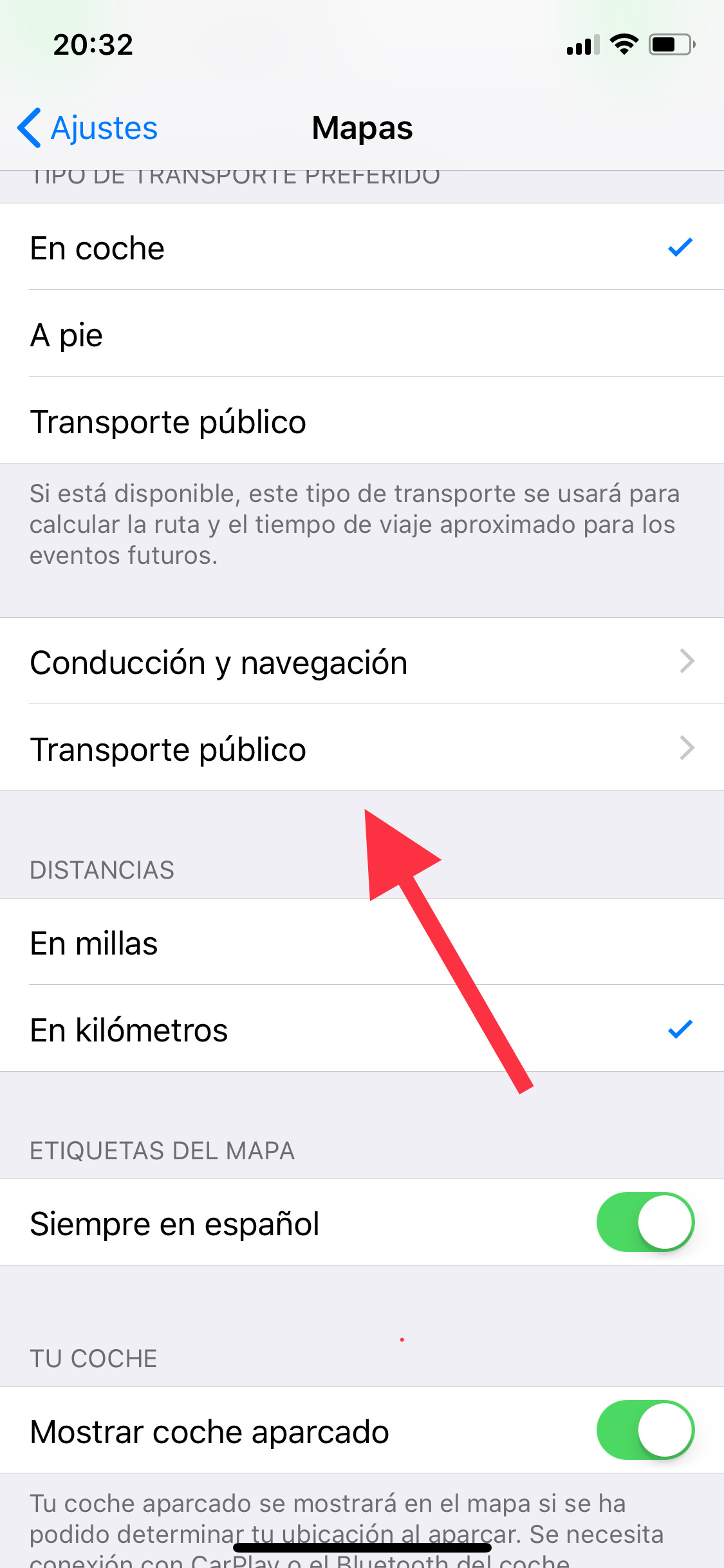 seleccionar transporte público 1