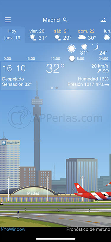 app meteorológica yowindow 2 app meteorológica yowindow 2