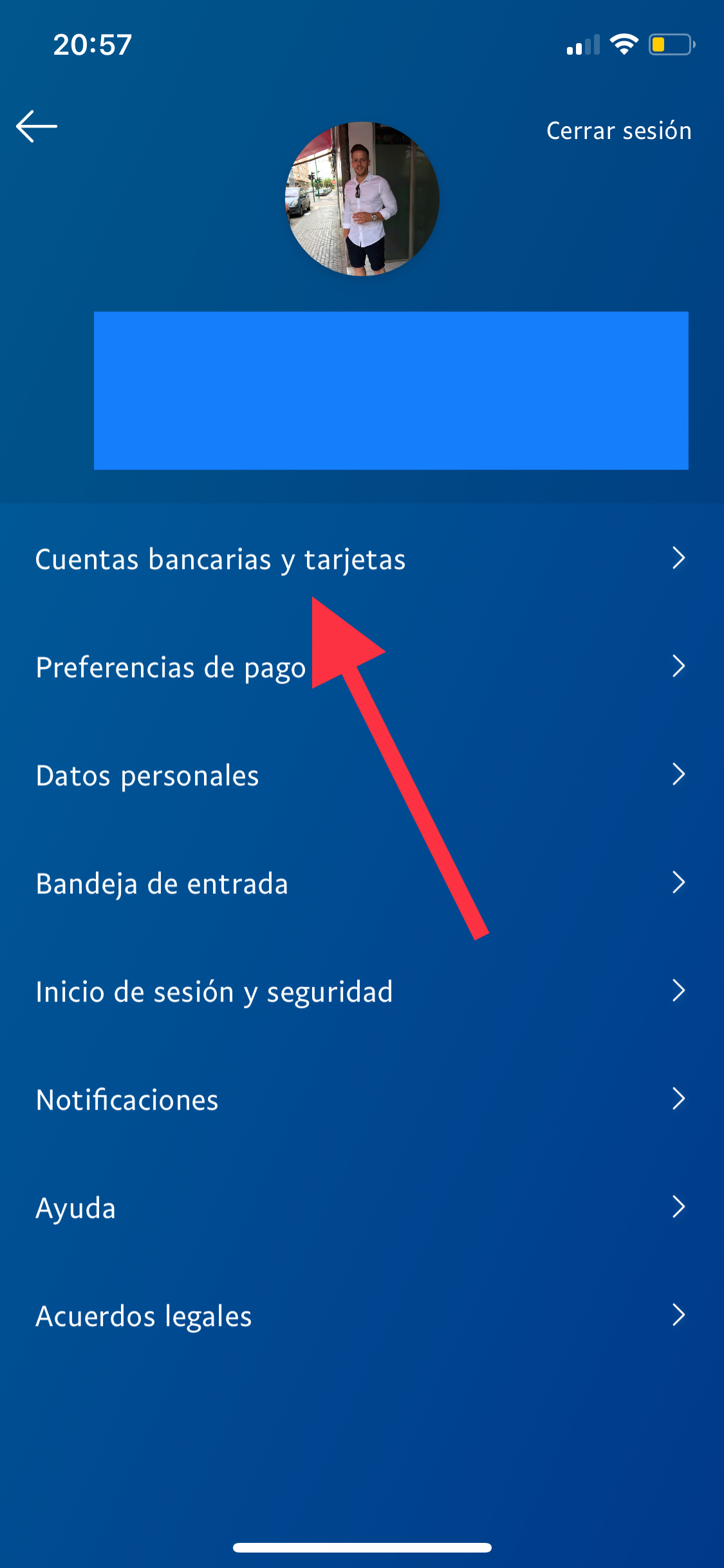 tarjetas en PayPal 1