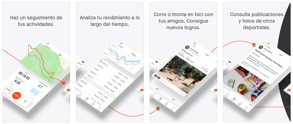 App Strava, una de las grandes apps de ciclismo para iPhone