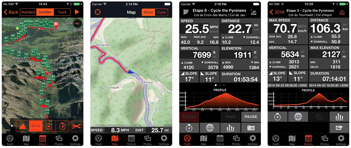Bike Tracks, apps de ciclismo para iOS