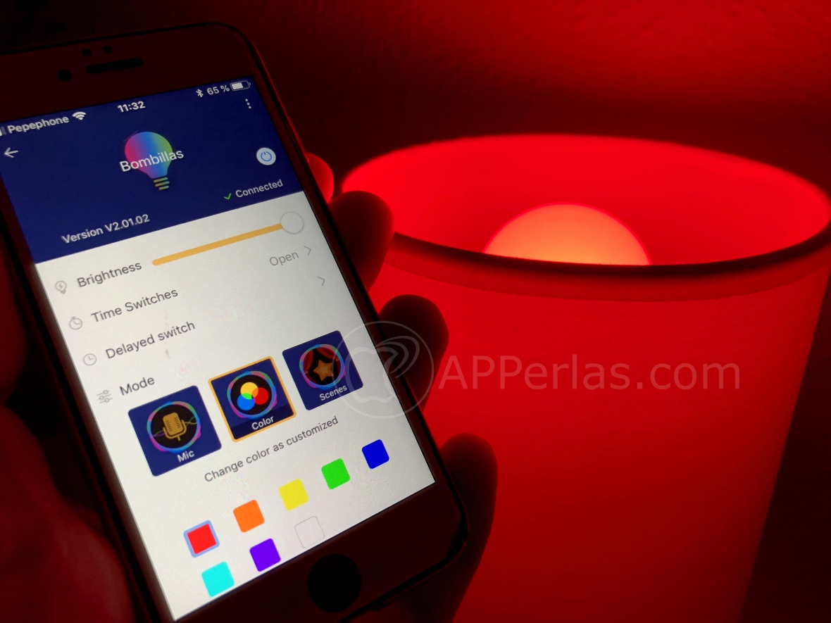 Bombilla led de colores para iPhone Bombilla led de colores para iPhone