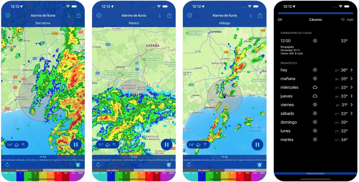 Interfaz de Rain Alarm Interfaz de Rain Alarm