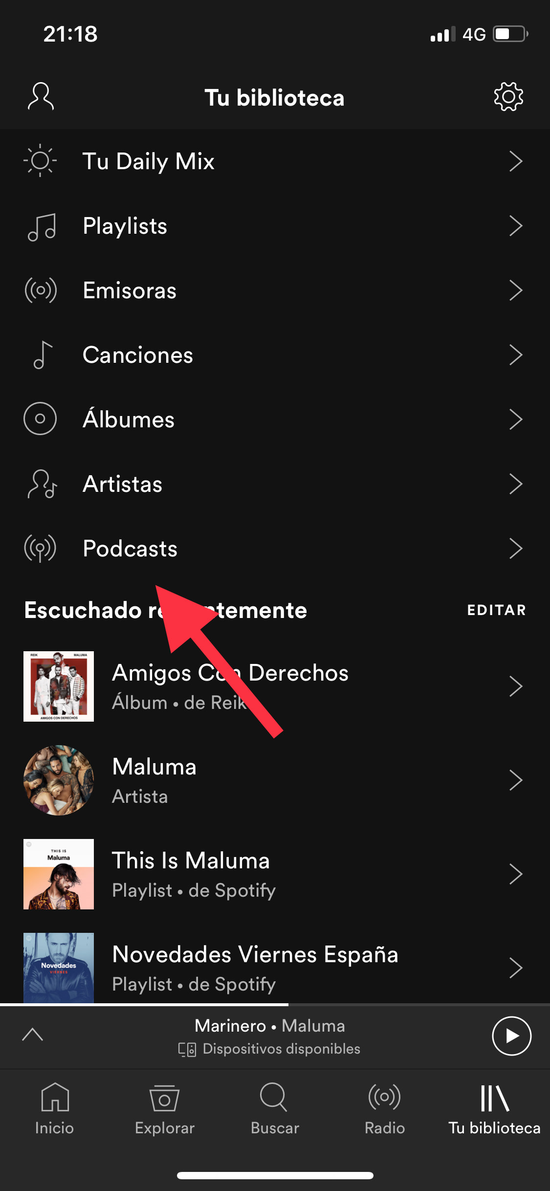 Podcast Podcasts en Spotify 1
