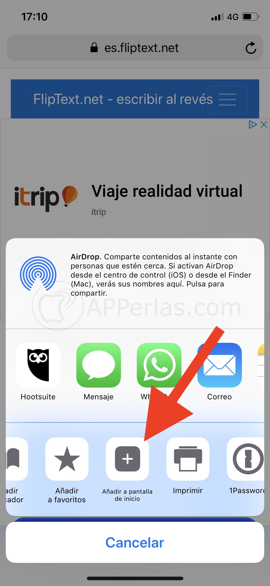 Añade la webapp a tu pantalla de inicio Añade la webapp a tu pantalla de inicio