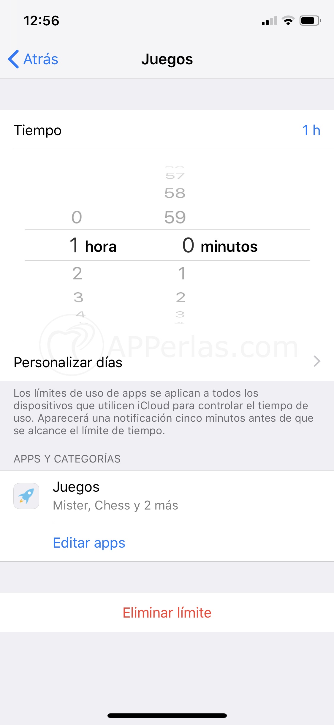 Controla el tiempo de uso de las apps Controla el tiempo de uso de las apps
