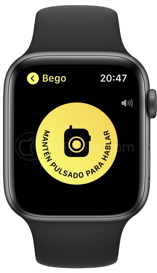 Envía audios desde el Apple Watch Envía audios desde el Apple Watch