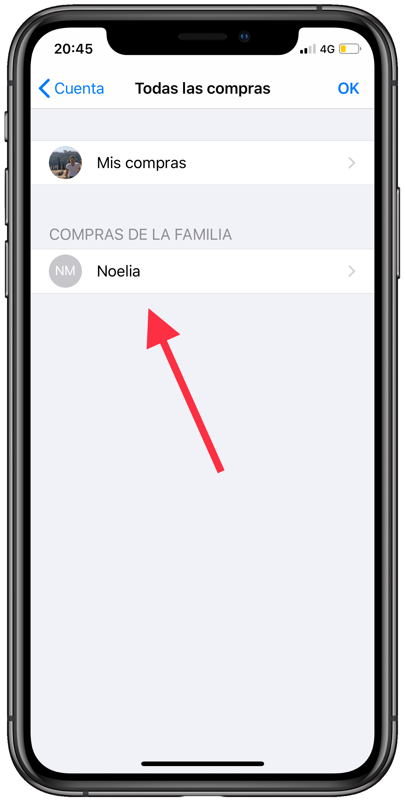 descargar compartir aplicaciones compradas 2