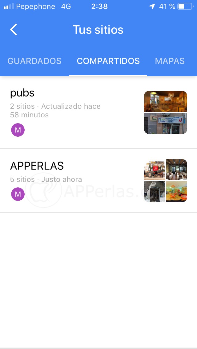 Listas de sitios compartidas Listas de sitios compartidas