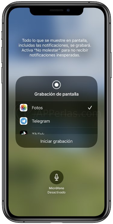 Opciones ocultas de la grabación de pantalla de iOS Opciones ocultas de la grabación de pantalla de iOS