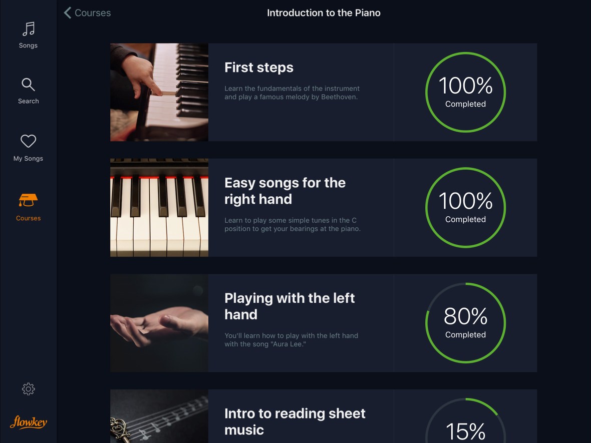 flowkey - aprende piano con tus canciones favoritas