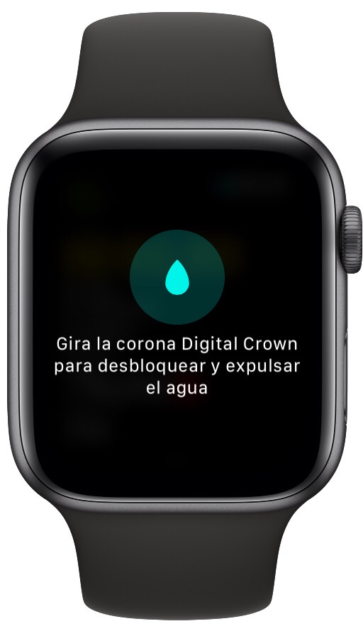 corona agua del Apple Watch 2