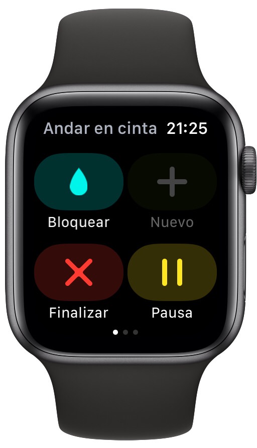 bloquear agua del Apple Watch 1