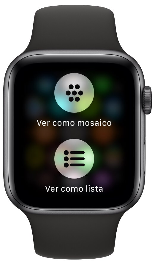 lista las aplicaciones en el Apple Watch 1