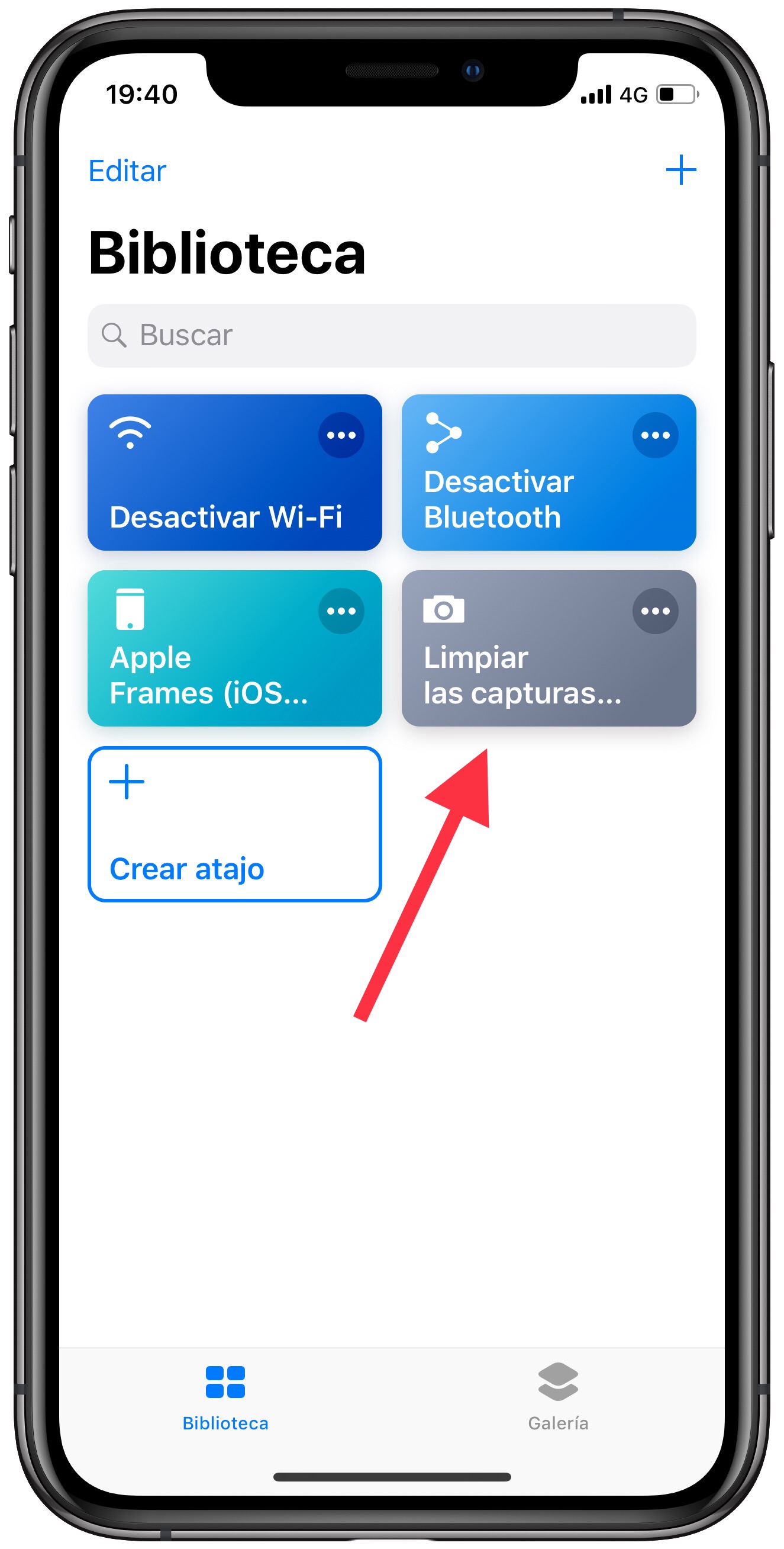 eliminar las capturas de pantalla 1