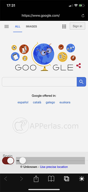 modo oscuro a safari Night web Browser 2 modo oscuro a safari Night web Browser 2