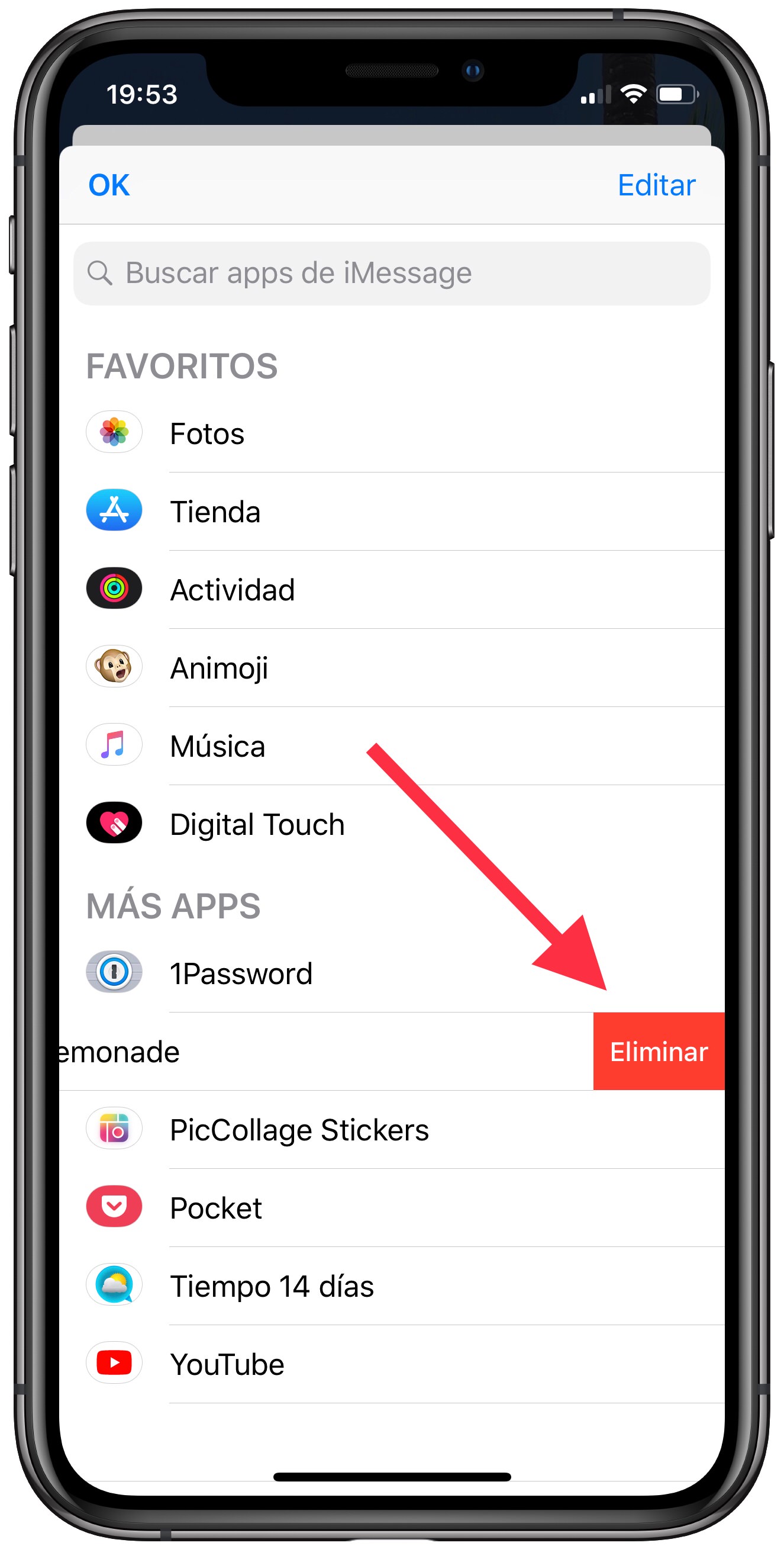eliminar eliminar aplicaciones de stickers 2