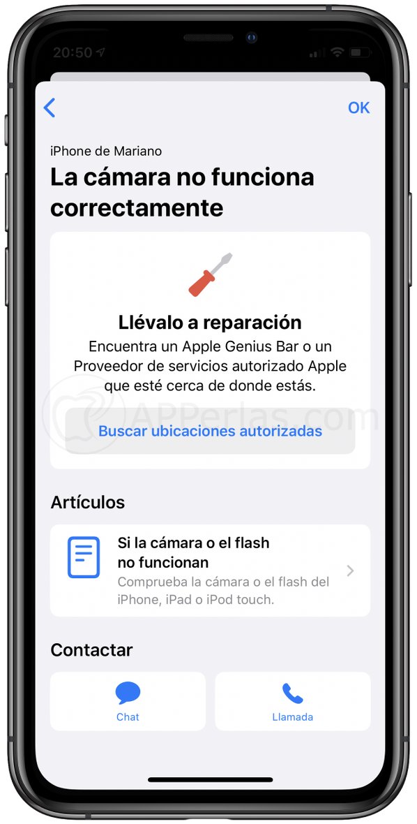Cita en una apple store para llevar a reparar el dispositivo Cita en una apple store para llevar a reparar el dispositivo