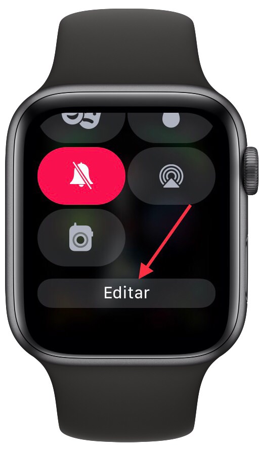 editar centro de control en el Apple Watch 1
