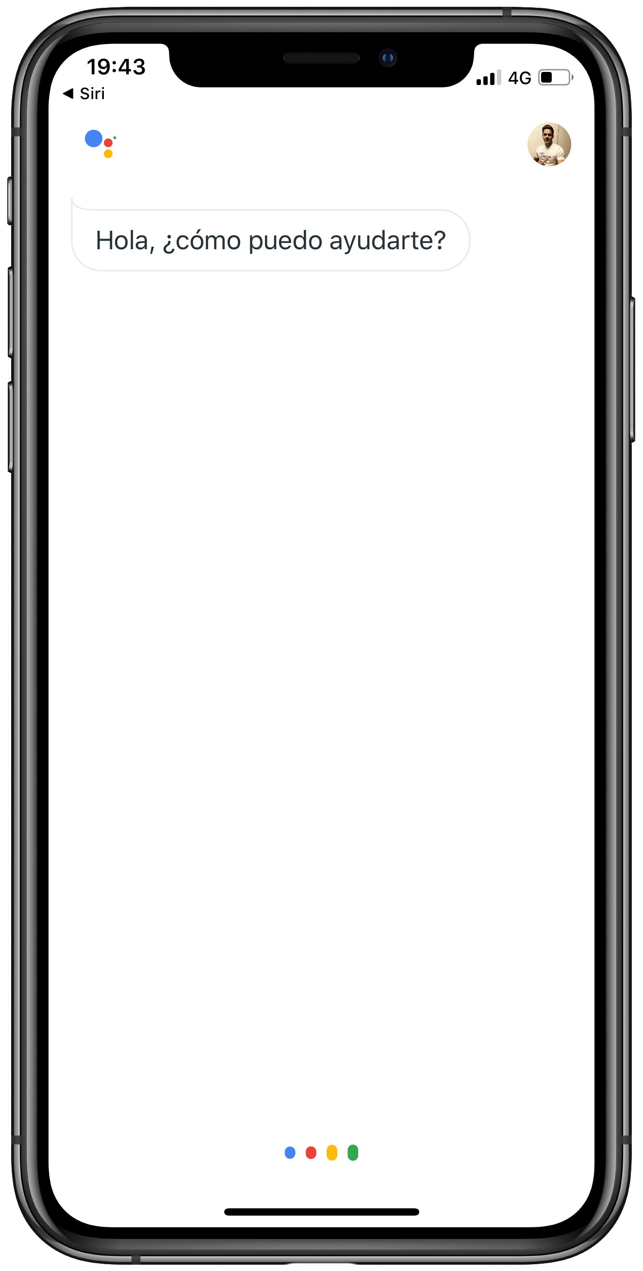 google Google Assistant en el iPhone 3