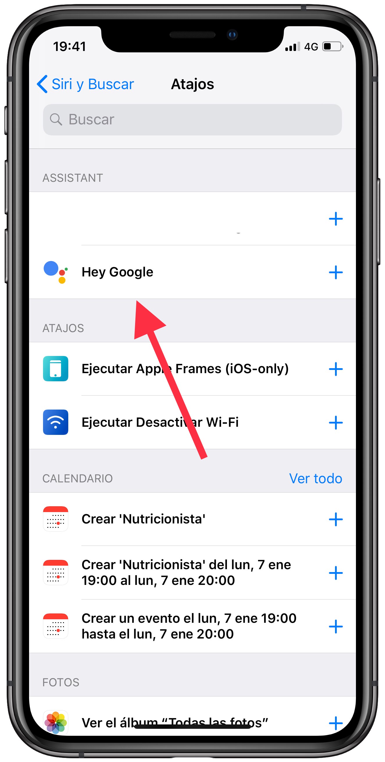 activar Google Assistant en el iPhone 2