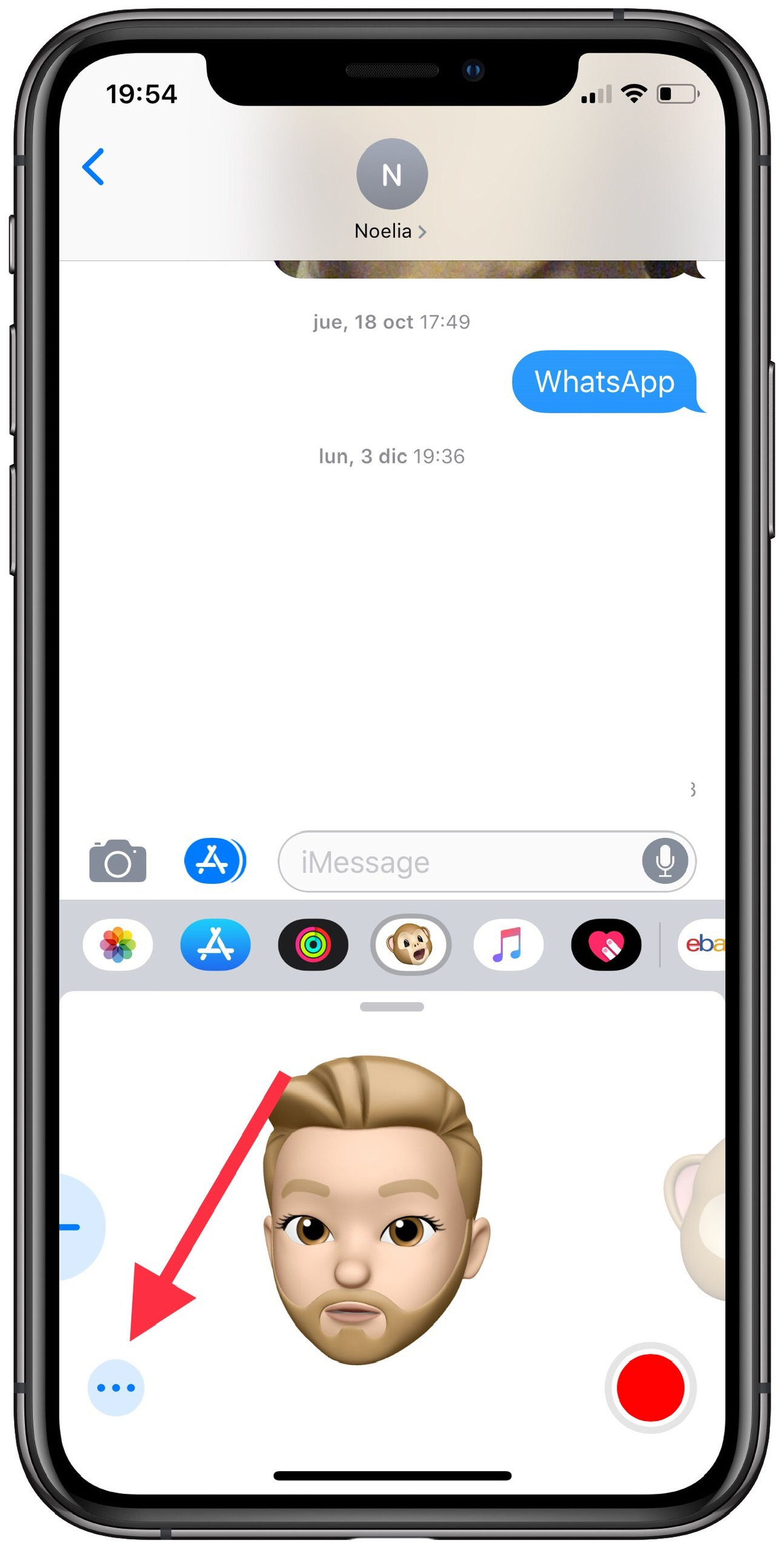 editar Memoji navideño 1