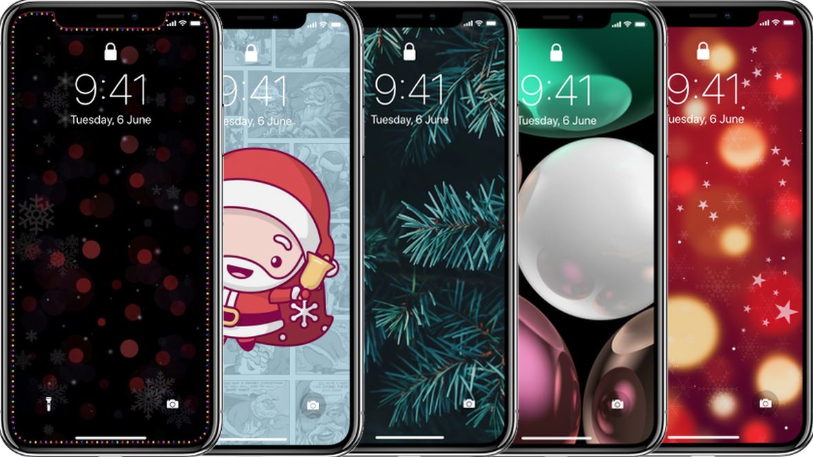 Fondos de pantalla navideños para iPhone