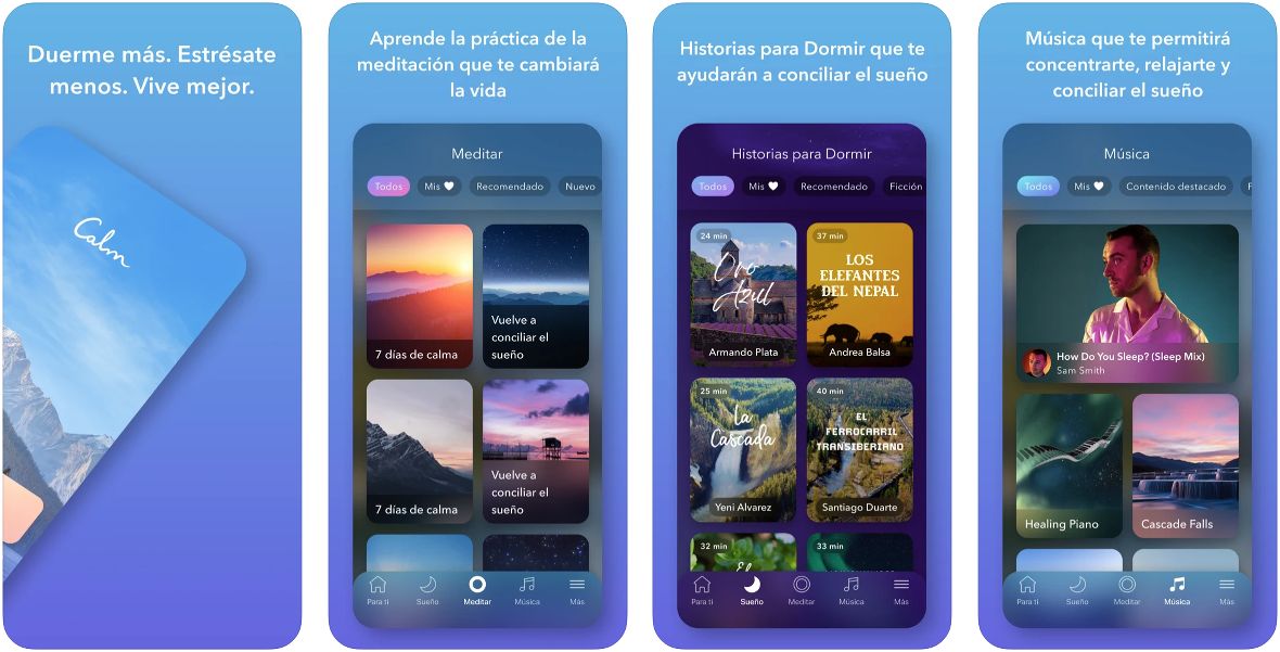 Calm una de las mejores apps para meditar Calm una de las mejores apps para meditar