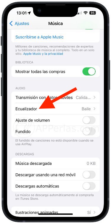 Ecualizador de iOS Ecualizador de iOS