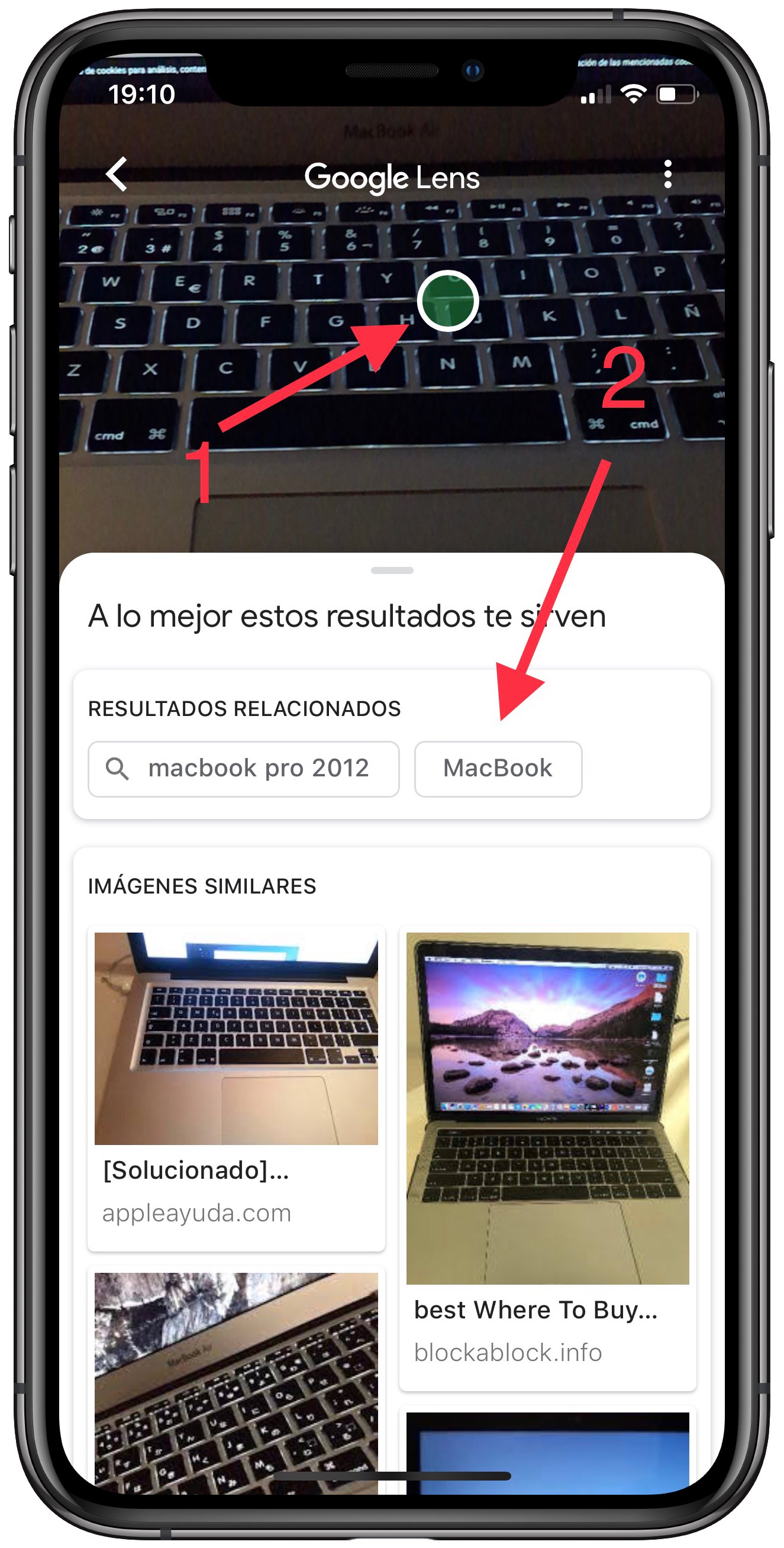 Google Lens en el iPhone 2