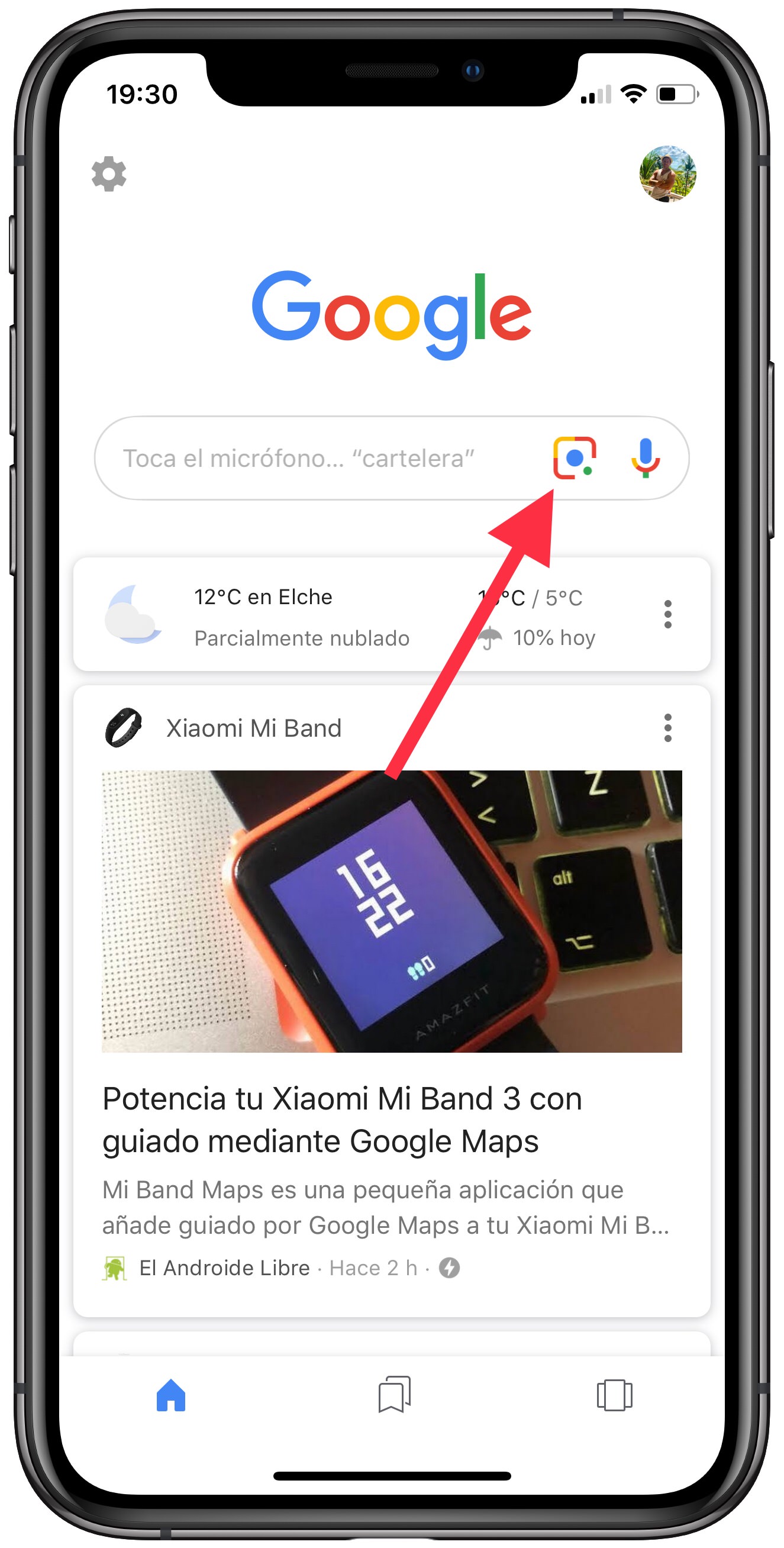 Google Lens en el iPhone 1