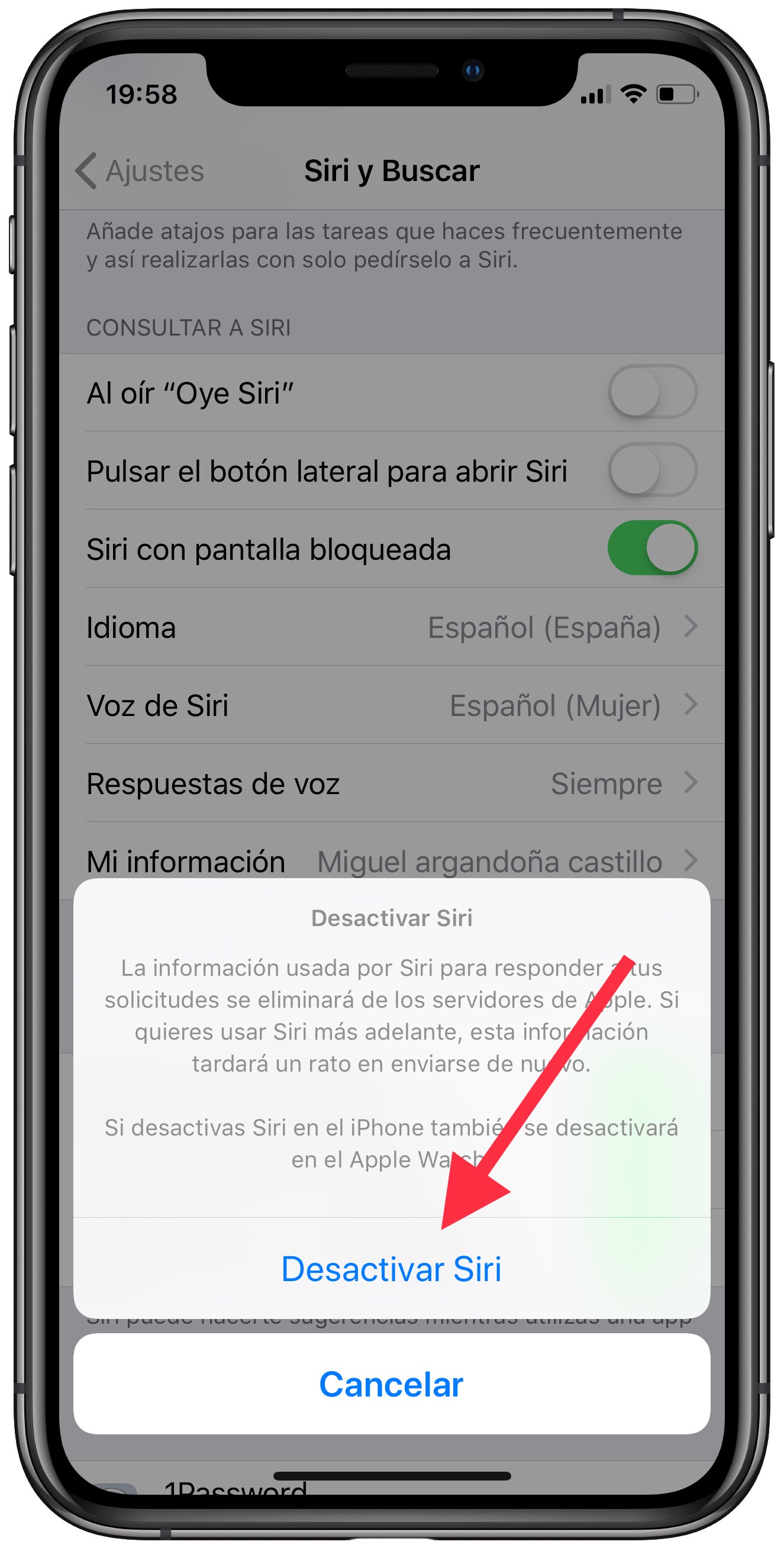 siri desactivar siri 2