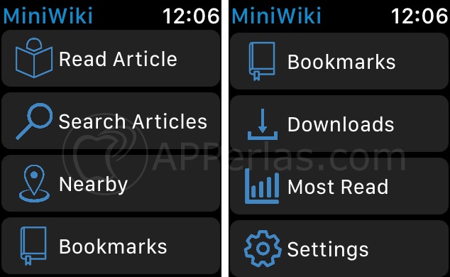Menú principal de MiniWiki Menú principal de MiniWiki
