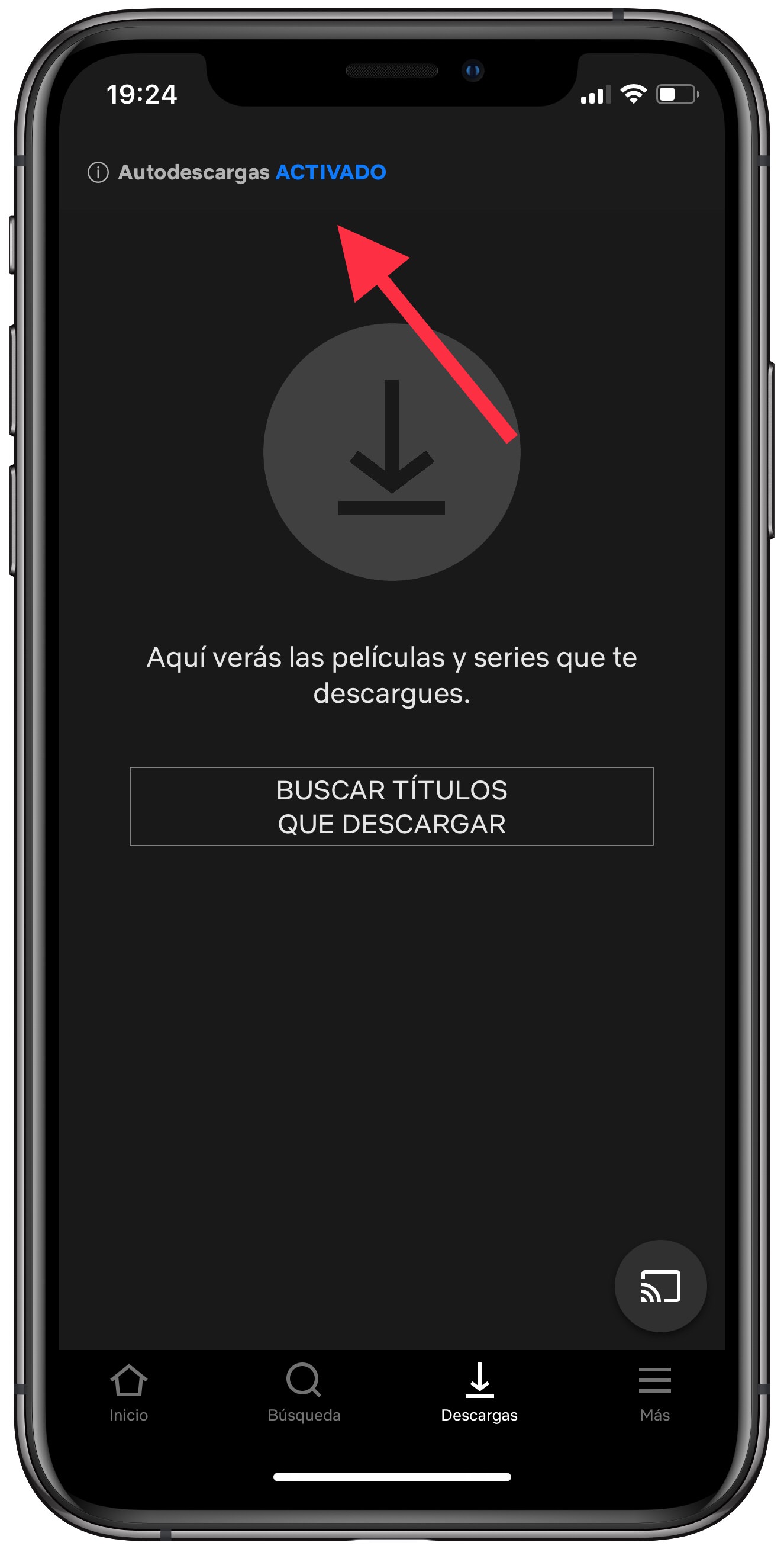 desactivar descargas automáticas de Netflix 1